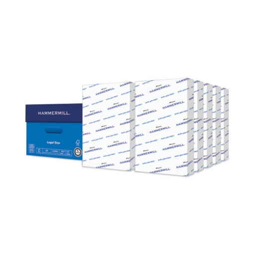 Picture of Copy Plus Print Paper, 92 Bright, 20 lb Bond Weight, 8.5 x 14, White, 500 Sheets/Ream, 10 Reams/Carton