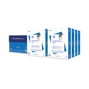 Picture of Tidal Print Paper, 92 Bright, 20 lb Bond Weight, 8.5 x 11, White, 500 Sheets/Ream, 8 Reams/Carton