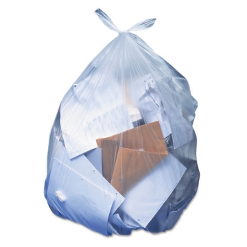 Picture of Linear Low-Density Can Liners, 60 Gal, 1.1 Mil, 38" X 58", Clear, 100/carton