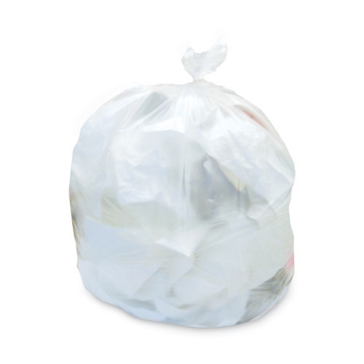 Picture of High-Density Waste Can Liners, 16 gal, 12 mic, 24 x 33, Natural, 500/Carton
