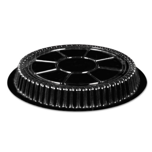 Picture of PLASTIC DOME LIDS, ROUND, FITS 9" ROUND PAN, 9" DIAMETER X 0.88"H, CLEAR, 500/CARTON