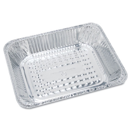 Picture of Aluminum Oblong Container, 1-lb Capacity, 4.56 x 5.56 x 1.63, Silver, 1,000/Carton