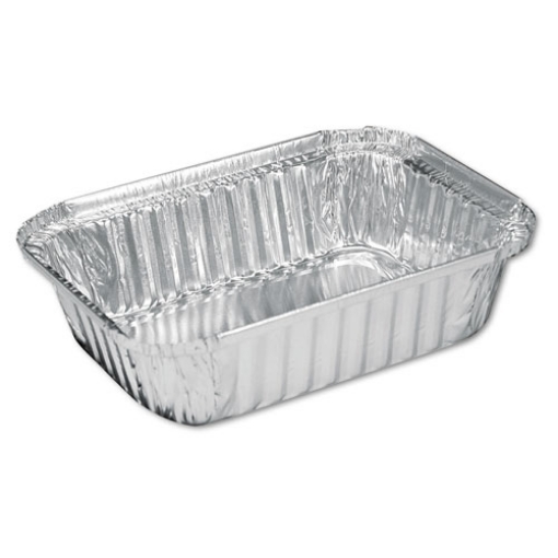 Picture of Aluminum Oblong Pan, 1.5-lb Capacity, 5.13 x 7.06 x 1.69, Silver, 500/Carton