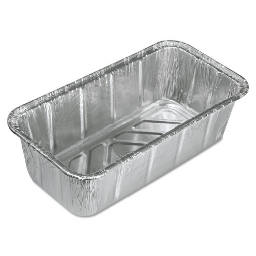 Picture of ALUMINUM BAKING PAN, #2 LOAF, 2 LB CAPACITY, 8 X 3.88 X 2.59, 200/CARTON