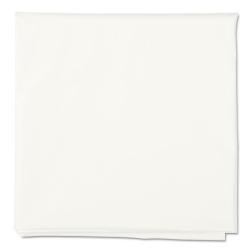 Picture of Octy-Round Plastic Tablecover, 82" Diameter, White, 12/carton