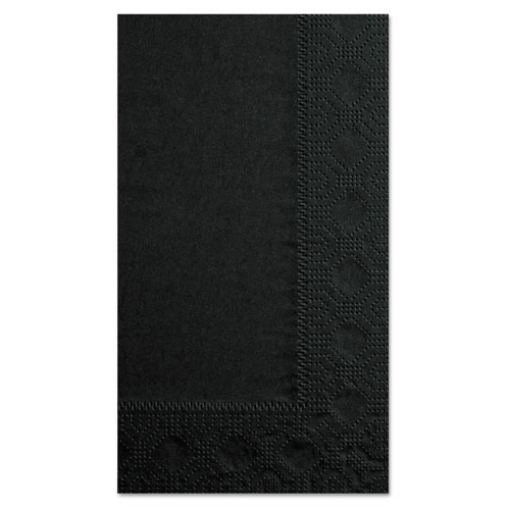 Picture of Dinner Napkins, 2-Ply, 15 x 17, Black, 1000/Carton