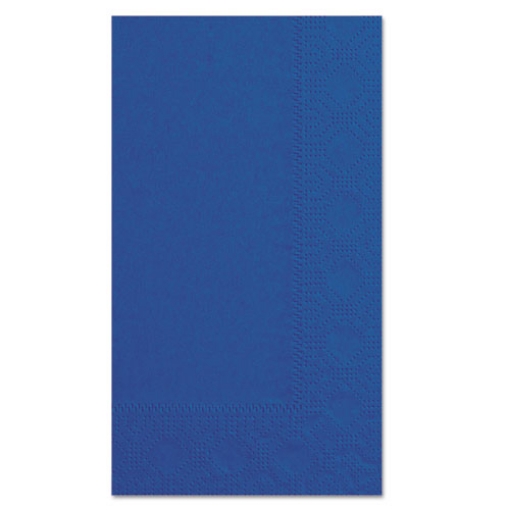 Picture of Dinner Napkins, 2-Ply, 15 x 17, Navy Blue, 1000/Carton