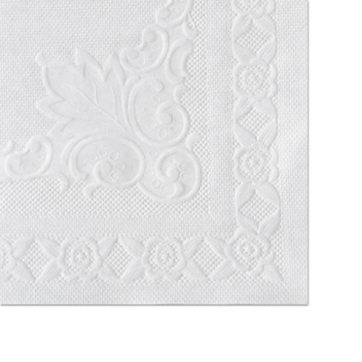 Picture of Classic Embossed Straight Edge Placemats, 10 X 14, White, 1,000/carton