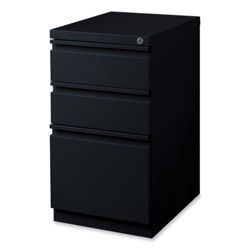 Picture of Full-Width Pull 20 Deep Mobile Pedestal File, Box/Box/File, Letter, Black, 15 x 19.88 x 27.75, Ships in 4-6 Business Days