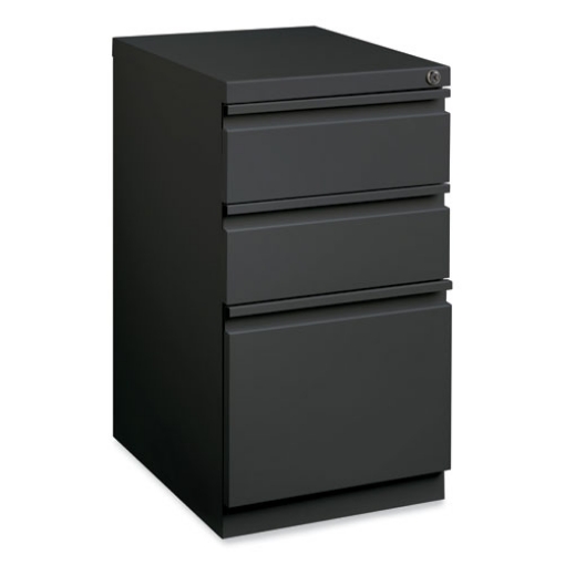 Picture of Full-Width Pull 20 Deep Mobile Pedestal File, Box/Box/File, Letter, Charcoal, 15 x 19.88 x 27.75, Ships in 4-6 Business Days