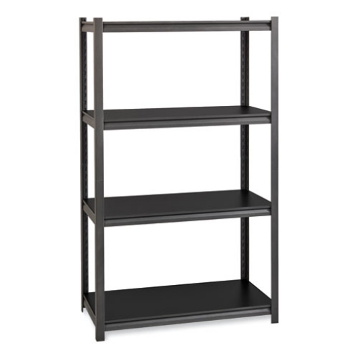 Picture of Iron Horse 3200 Rivet Shelving, Four-Shelf, 36w x 18d x 60h, Gray, Ships in 4-6 Business Days