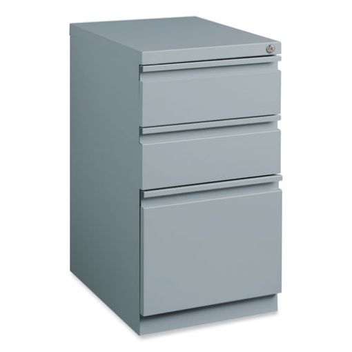 Picture of Full-Width Pull 20 Deep Mobile Pedestal File, Box/Box/File, Letter, Platinum, 15 x 19.88 x 27.75, Ships in 4-6 Business Days