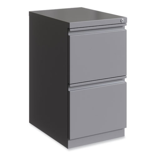 Picture of Full-Width Pull 20 Deep Mobile Pedestal File, File/File, Letter, Arctic Silver,15 x 19.88 x 27.75,Ships in 4-6 Business Days