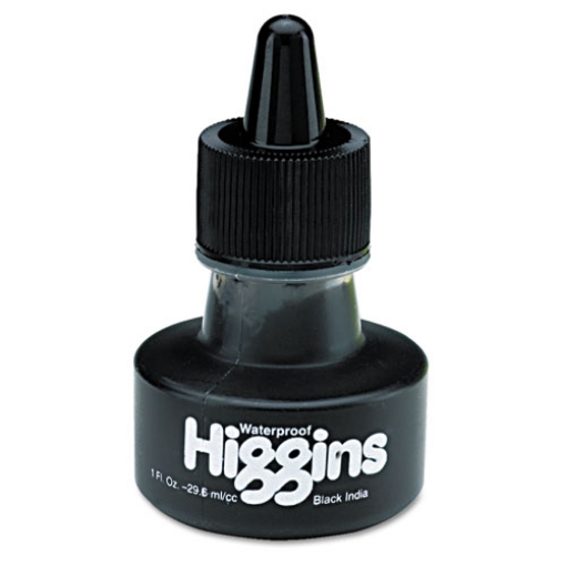 Picture of Waterproof Pigmented Drawing Ink, 1 oz Bottle, Black