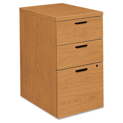 Picture of 10500 Series Mobile Pedestal File, Left Or Right, 3-Drawers: Box/box/file, Legal/letter, Harvest, 15.75" X 22.75" X 28"