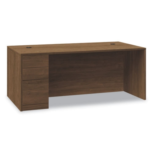 Picture of 10500 Series Single Pedestal Desk, Left Pedestal: Box/Box/File, 66" x 30" x 29.5", Pinnacle