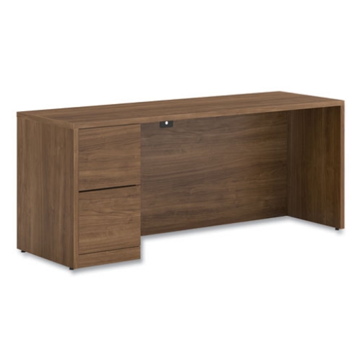Picture of 10500 Series Full-Height Left Pedestal Credenza, 72" x 24" x 29.5", Pinnacle