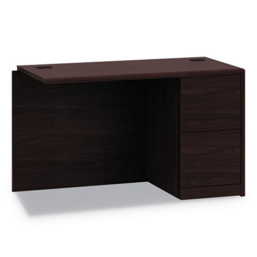 Picture of 10700 SERIES FULL RIGHT PEDESTAL RETURN, 48W X 24D X 29.5H, MAHOGANY
