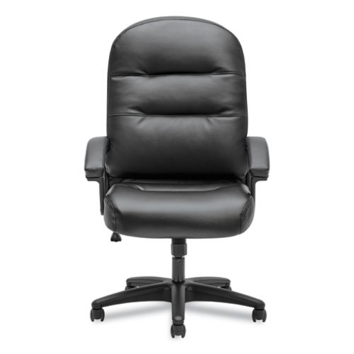 Picture of Pillow-Soft 2090 Series Executive High-Back Swivel/tilt Chair, Supports Up To 250 Lb, 16" To 21" Seat Height, Black