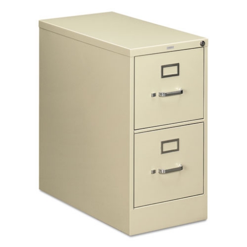 Picture of 210 Series Vertical File, 2 Letter-Size File Drawers, Putty, 15" X 28.5" X 29"