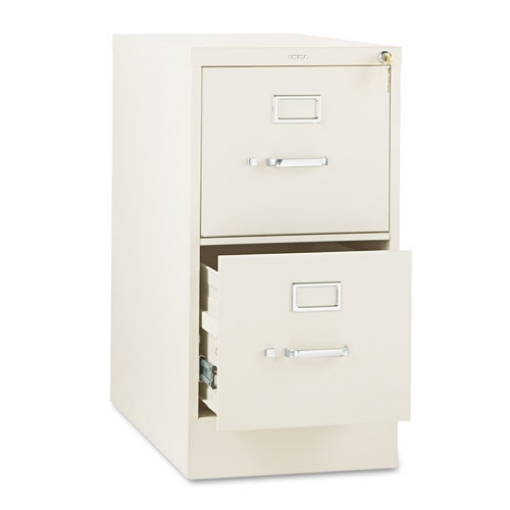 Picture of 310 Series Vertical File, 2 Letter-Size File Drawers, Putty, 15" X 26.5" X 29"