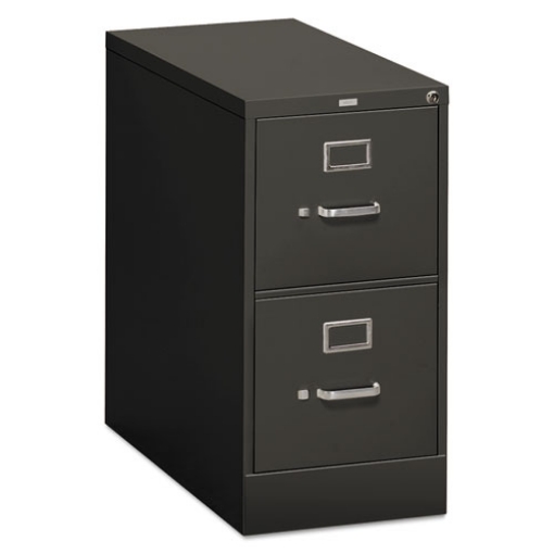 Picture of 310 Series Vertical File, 2 Letter-Size File Drawers, Charcoal, 15" X 26.5" X 29"