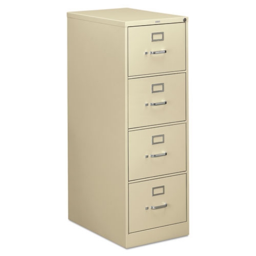 Picture of 310 Series Vertical File, 4 Legal-Size File Drawers, Putty, 18.25" X 26.5" X 52"