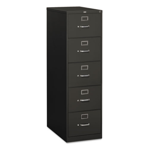 Picture of 310 Series Vertical File, 5 Legal-Size File Drawers, Charcoal, 18.25" X 26.5" X 60"