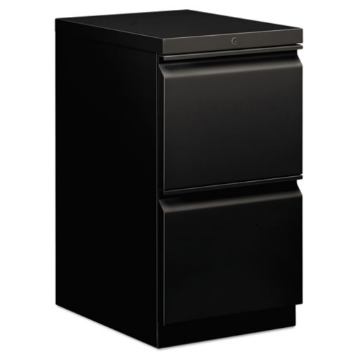 Picture of Brigade Mobile Pedestal, Left Or Right, 2 Letter-Size File Drawers, Black, 15" X 19.88" X 28"