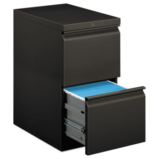 Picture of Brigade Mobile Pedestal, Left Or Right, 2 Letter-Size File Drawers, Charcoal, 15" X 22.88" X 28"