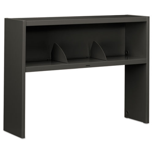 Picture of 38000 Series Stack On Open Shelf Hutch, 48w X 13.5d X 34.75h, Charcoal