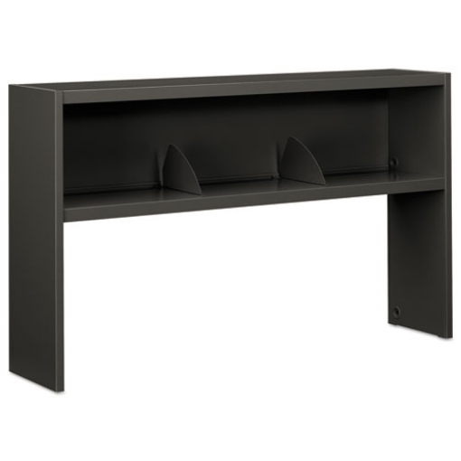 Picture of 38000 Series Stack On Open Shelf Hutch, 60w X 13.5d X 34.75h, Charcoal