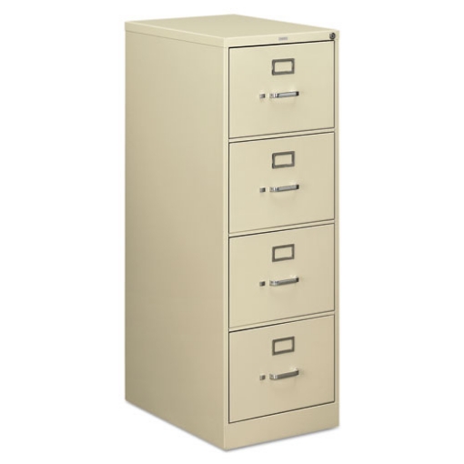 Picture of 510 Series Vertical File, 4 Legal-Size File Drawers, Putty, 18.25" X 25" X 52"