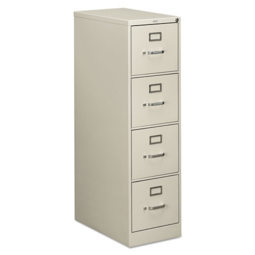 Picture of 510 Series Vertical File, 4 Letter-Size File Drawers, Light Gray, 15" X 25" X 52"