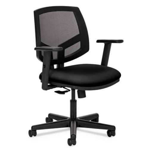 Picture of Volt Series Mesh Back Task Chair With Synchro-Tilt, Supports Up To 250 Lb, 17.75" To 21.88" Seat Height, Black