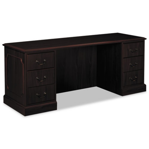 Picture of 94000 Series Kneespace Credenza, 72w X 24d X 29.5h, Mahogany