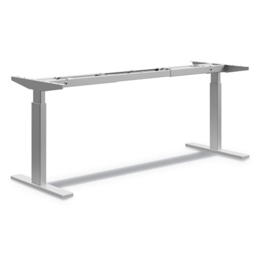 Picture of Coordinate Height-Adjustable Base, 72w x 24d x 25.5 to 45.25h, Nickel
