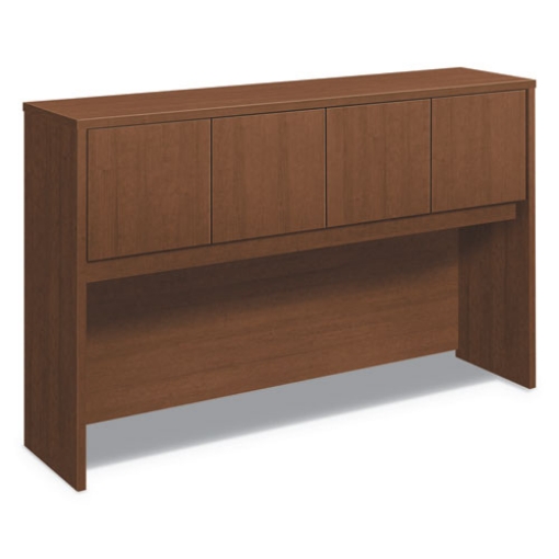 Picture of Foundation Hutch With Doors, Compartment, 60w X 14.63d X 37.13h, Shaker Cherry