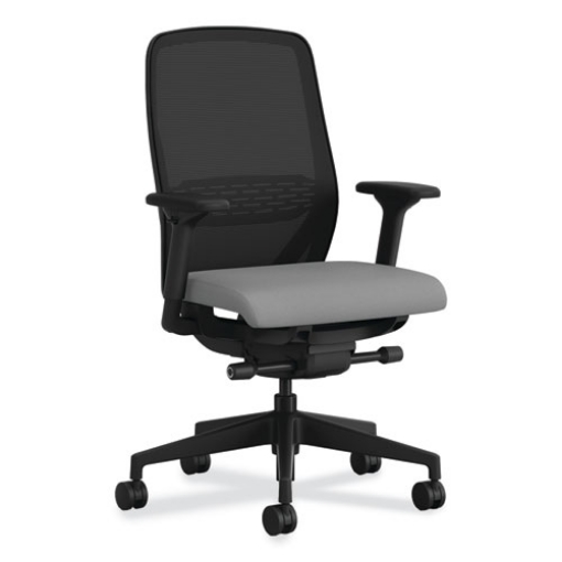 Picture of Nucleus Series Recharge Task Chair, 16.63 to 21.13 Seat Height, Frost Seat, Black Back, Black Base