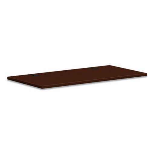 Picture of Mod Worksurface, Rectangular, 48w x 24d, Traditional Mahogany