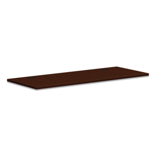 Picture of mod worksurface, rectangular, 60w x 24d, traditional mahogany