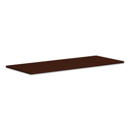 Picture of mod worksurface, rectangular, 72w x 30d, traditional mahogany