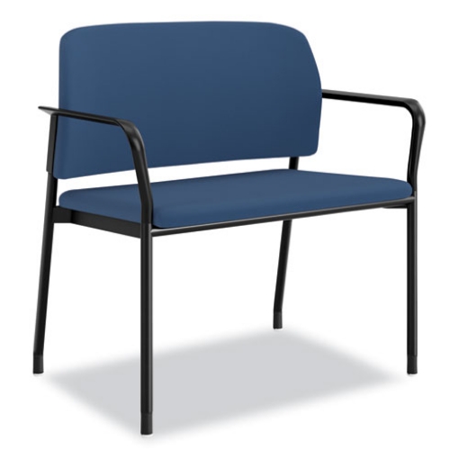 Picture of Accommodate Series Bariatric Chair with Arms, 33.5" x 21.5" x 32.5", Elysian Seat, Elysian Back, Charblack Legs