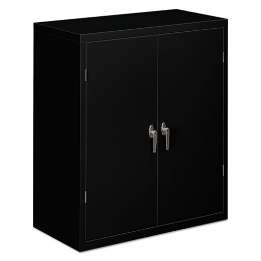 Picture of Assembled Storage Cabinet, 36w X 18d X 42h, Black