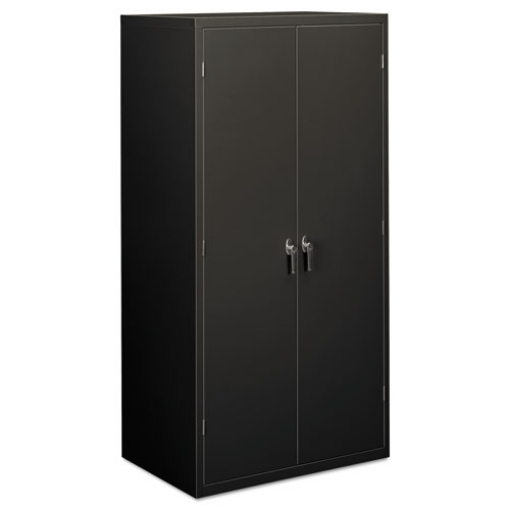 Picture of Assembled Storage Cabinet, 36w x 24.25d x 71.75, Charcoal