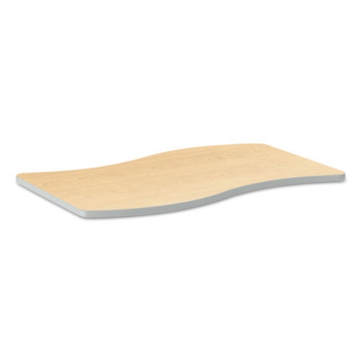 Picture of Build Ribbon Shape Table Top, 54w X 30d, Natural Maple