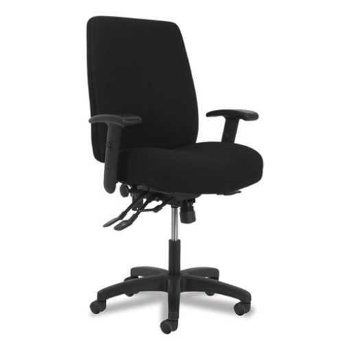 Picture of Network High-Back Chair, Supports Up To 250 Lb, 18.3" To 22.8" Seat Height, Black