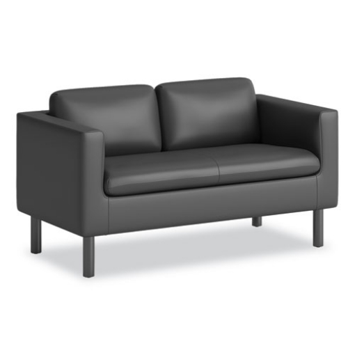 Picture of PARKWYN SERIES LOVESEAT, 53.5W X 26.75D X 29H, BLACK