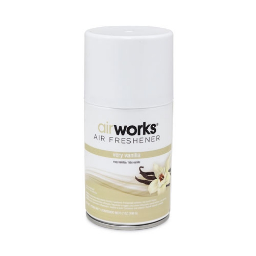 Picture of AirWorks Metered Aerosol Spray, Very Vanilla, 7 oz, 12/Carton