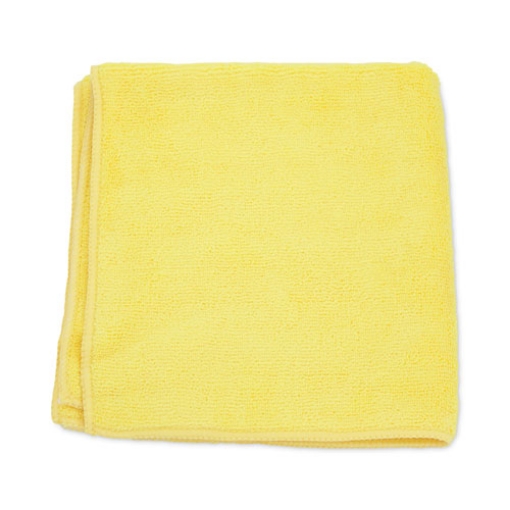 Picture of MicroWorks Microfiber Towels, 12 x 12, Yellow, Dozen